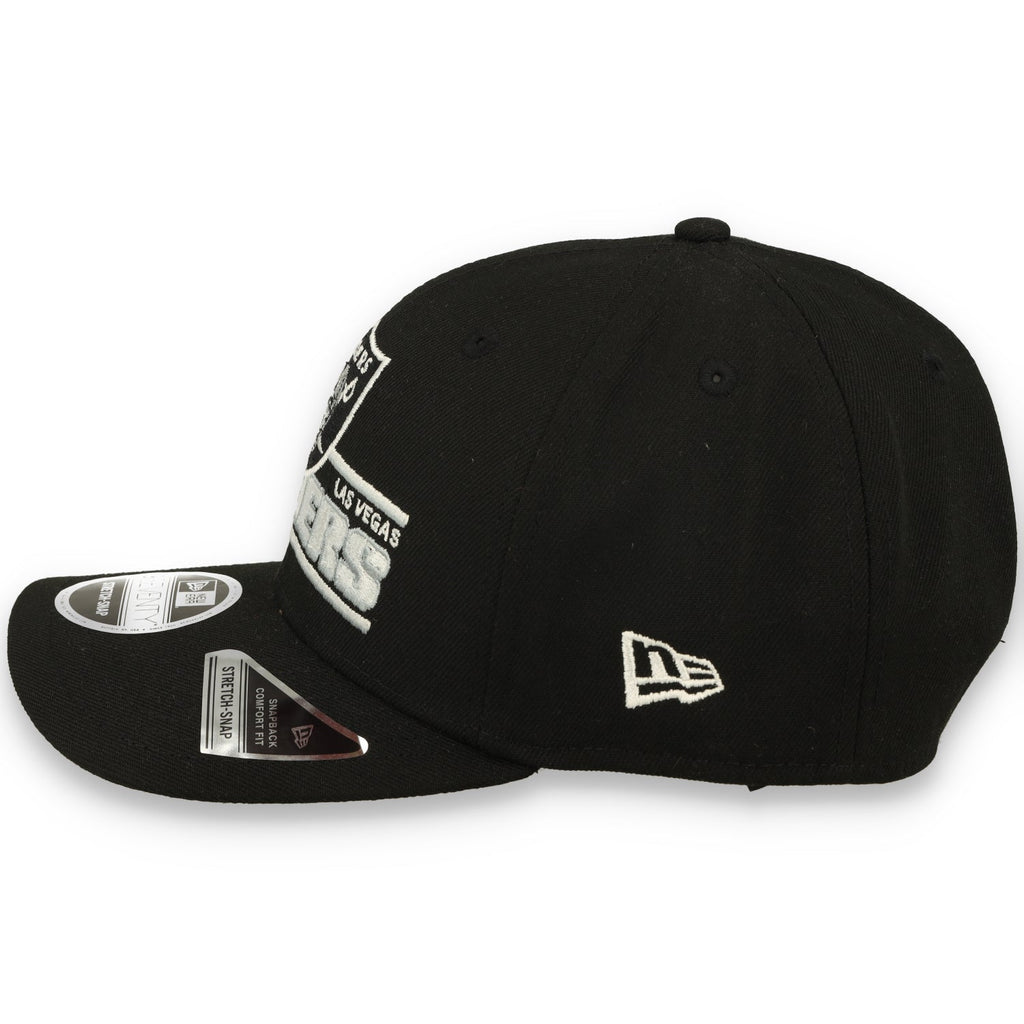 New Era Las Vegas Raiders Stated 9SEVENTY Stretch-Snap Adjustable Hat-Black