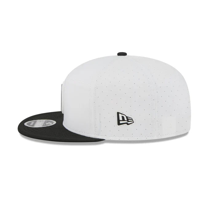 New Era Las Vegas Raiders 2025 Training Split Panel 9FIFTY Snapback-White