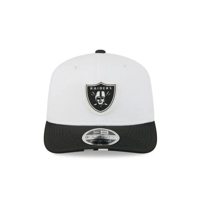 New Era Las Vegas Raiders 2025 Training 9SEVENTY Stretch-Snap-White