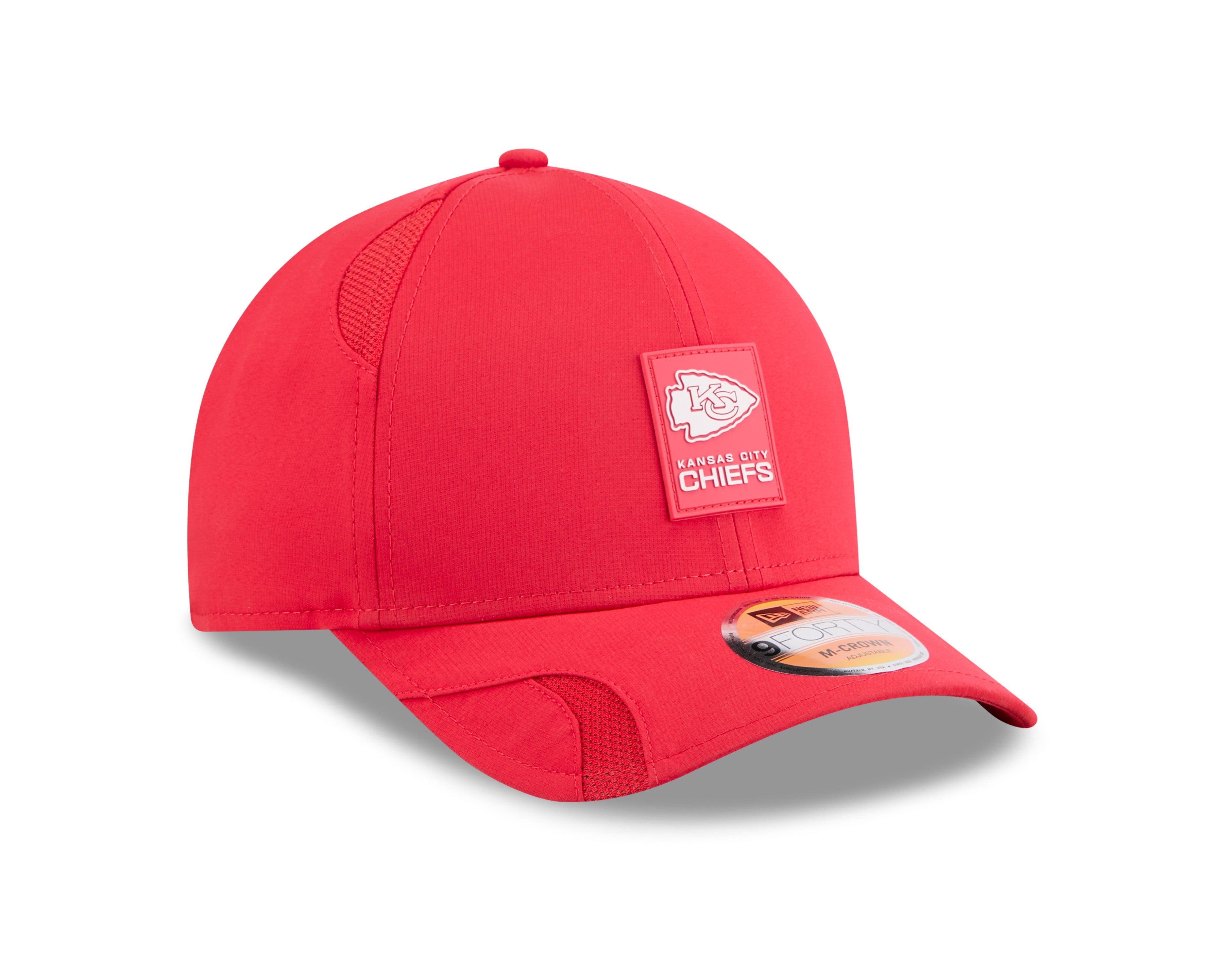 Kansas City Chiefs NFL New Era Men's Red 9Forty 2025 Sideline M-Crown Snapback