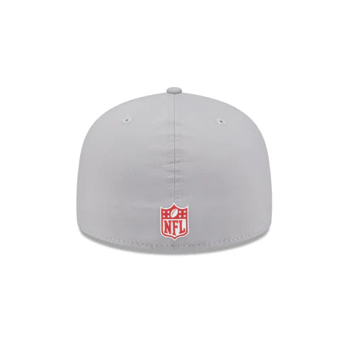 New Era San Francisco 49ERS Hot Weather ON-FIELD Sideline 59FIFTY Fitted Hat-Gray