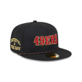 New Era San Francisco 49ers Rivalries 59FIFTY Fitted Hat-Black