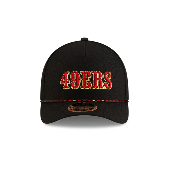 New Era San Francisco 49ers Rivalries M-Crown 9FORTY A-Frame  Adjustable Hat-Black