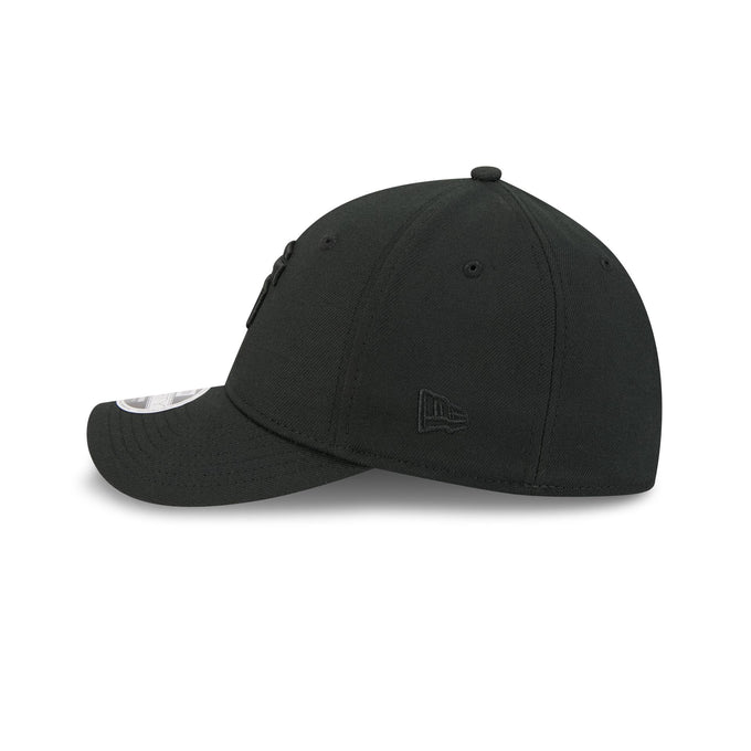 New Era San Francisco Giants 39THIRTY M-Crown A-Frame Stretch Fit Hat-Black/Black