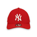 New Era New York Yankees Poly 39THIRTY M-Crown A-Frame Stretch Fit Hat-Scarlet