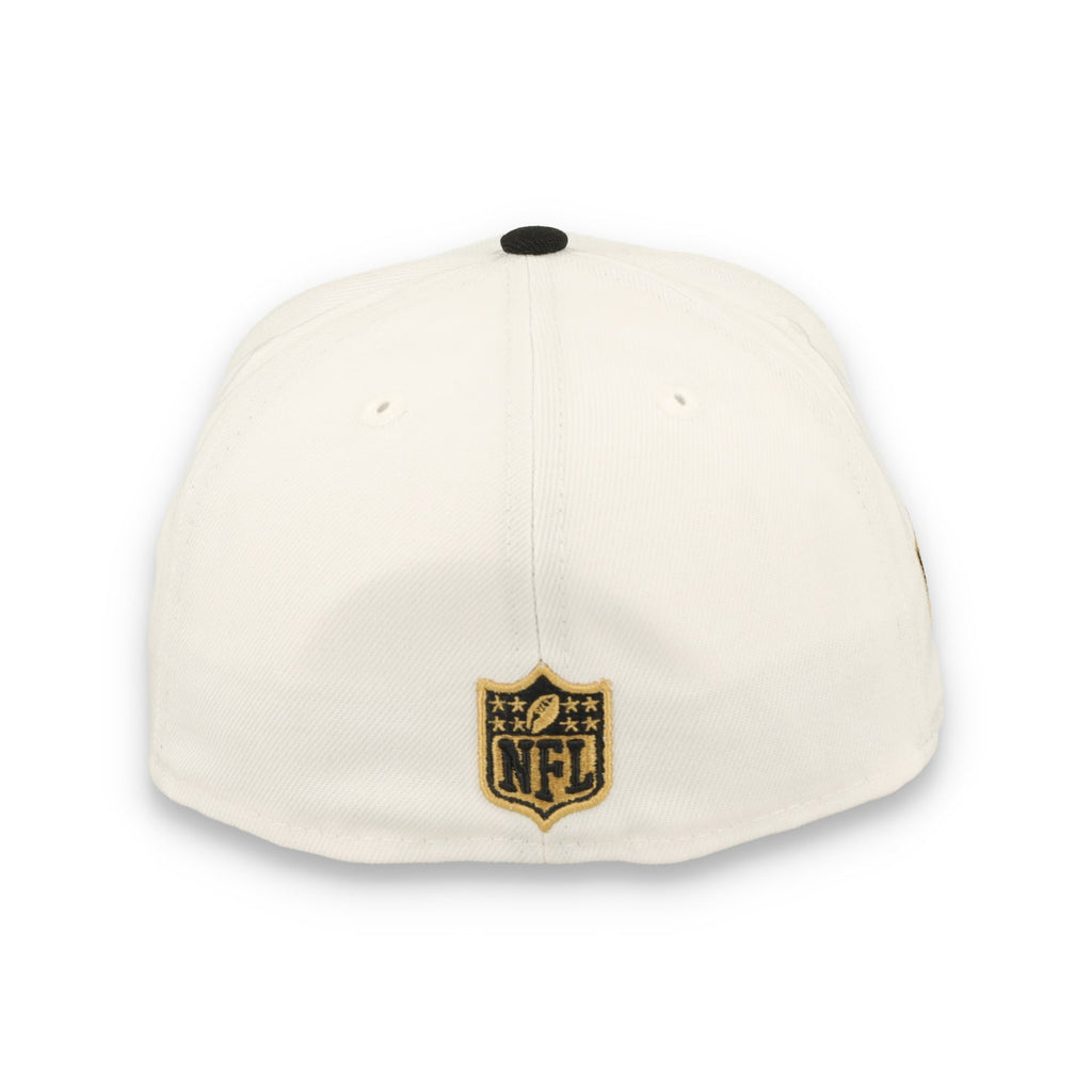 New Era Las Vegas Raiders Scripted 59FIFTY Fitted Hat-White/Black