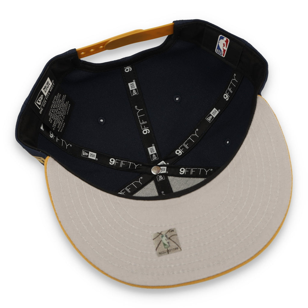 New Era Los Angeles Lakers  Two-Tone Color Pack 9FIFTY Snapback Hat - Navy/Brown