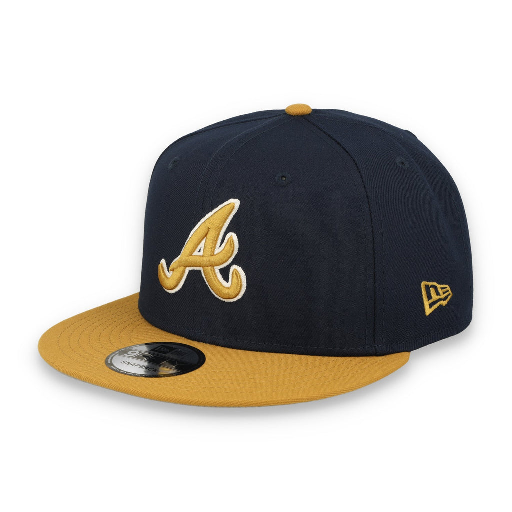New Era Atlanta Braves  2-Tone 9FIFTY Snapback Hat-Royal /Bronze