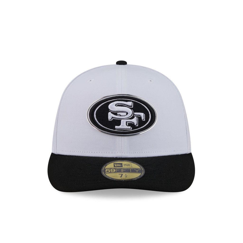New Era San Francisco 49ers Black And White 2026 NFL Draft  59FIFTY Fitted Hat