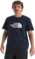 The North Face - Short Sleeve Evolution Half Dome Tee - Men's - Summit Navy/TNF White