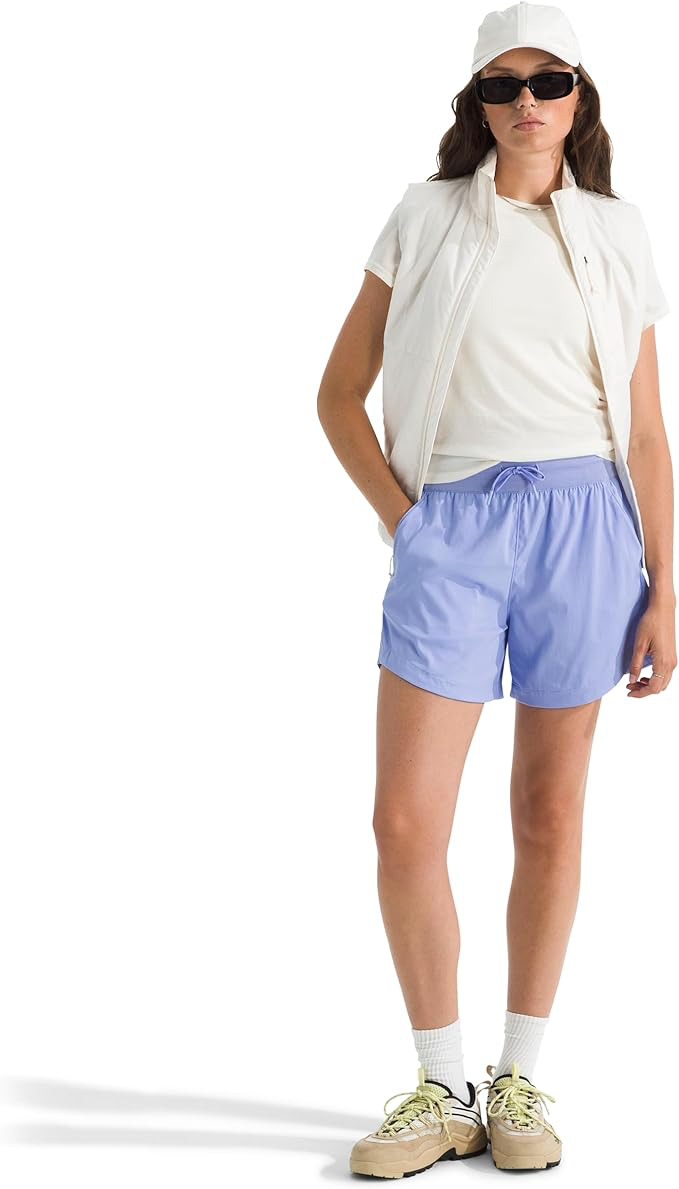 The North Face - Womens Aphrodite Arise 5in Short - Periwinkle Glow