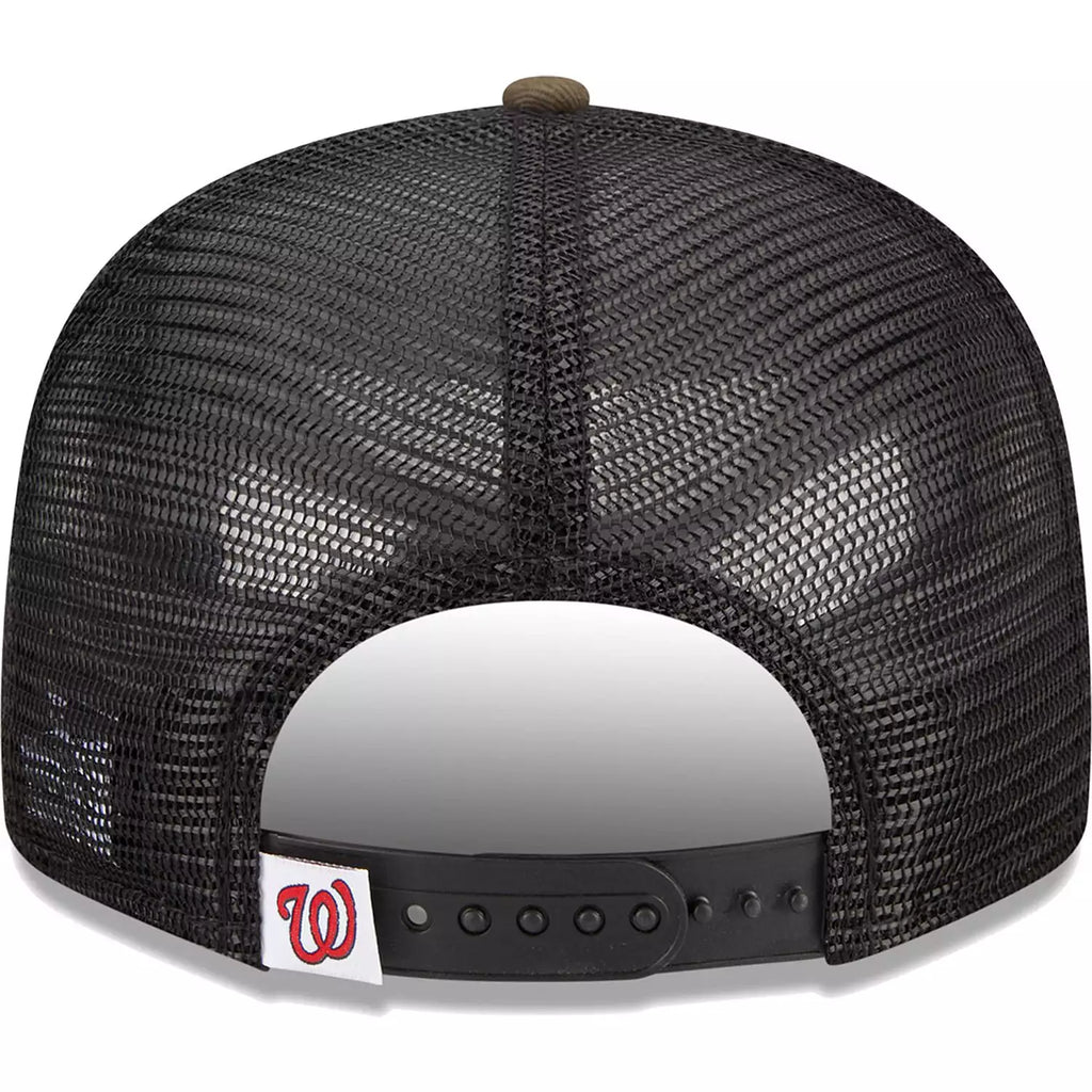 New Era Washington Nationals Woodland Camo Trucker 9FIFTY Snapback Hat-Camo