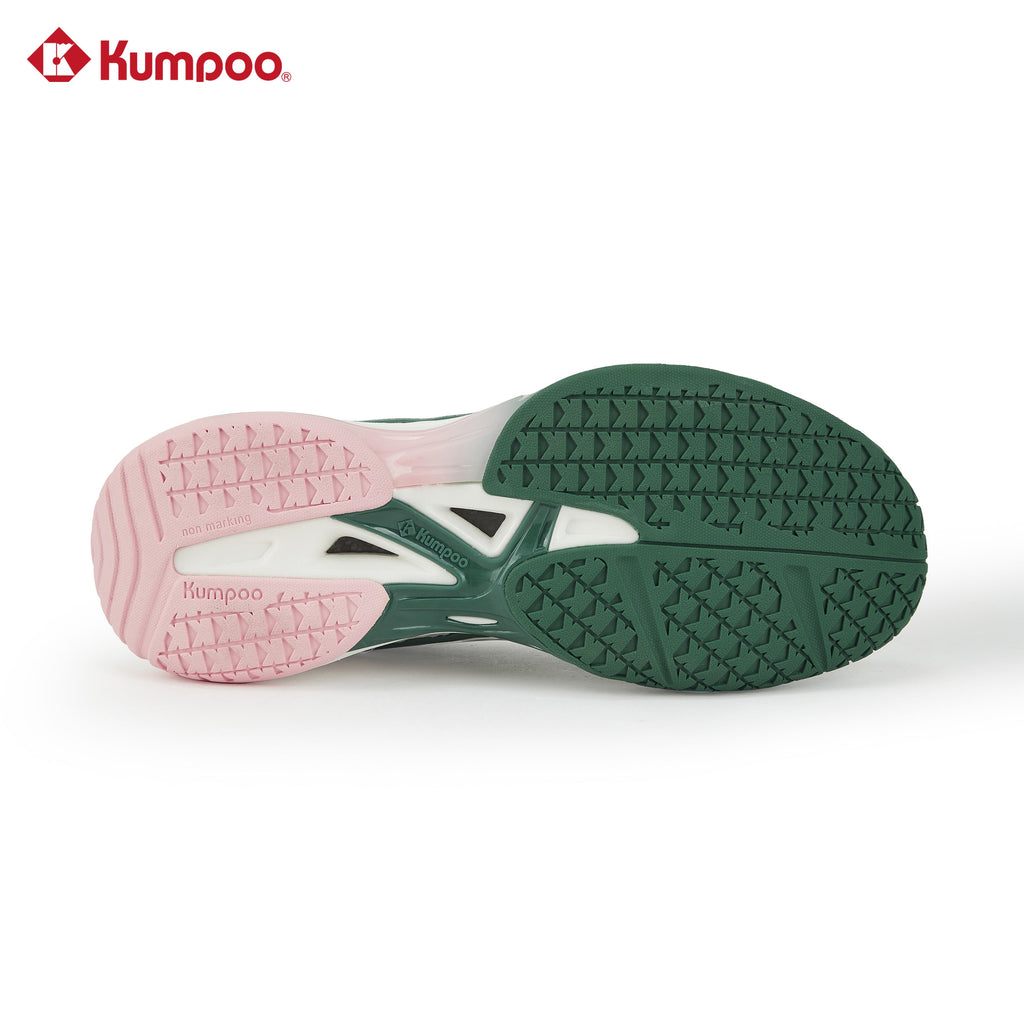 Kumpoo Badminton Shoe- KH-G828 25th(Green/Pink)