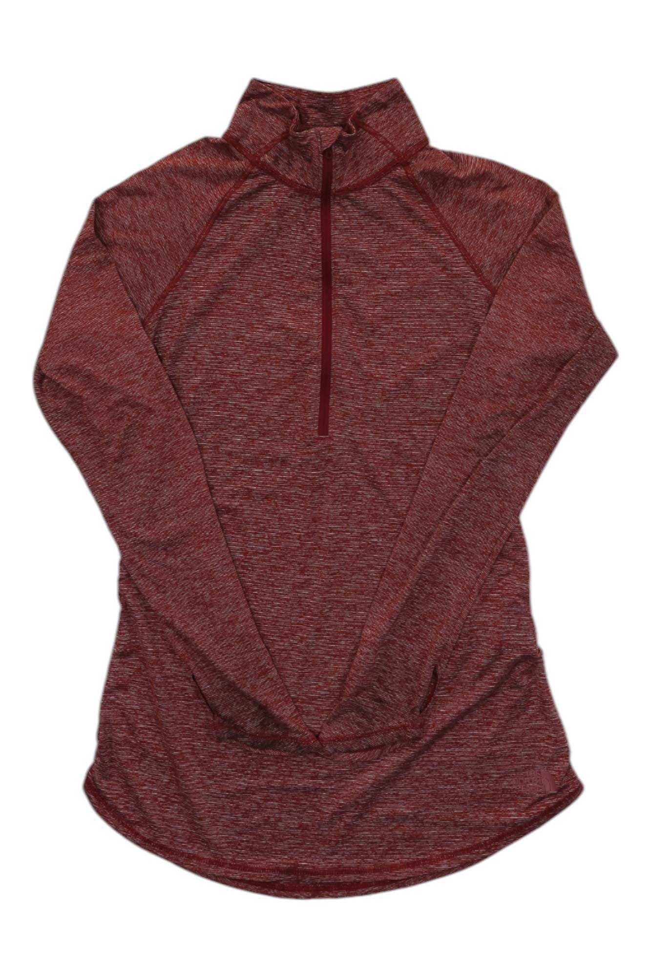 Womens Motivation Stripe Half-Zip Top