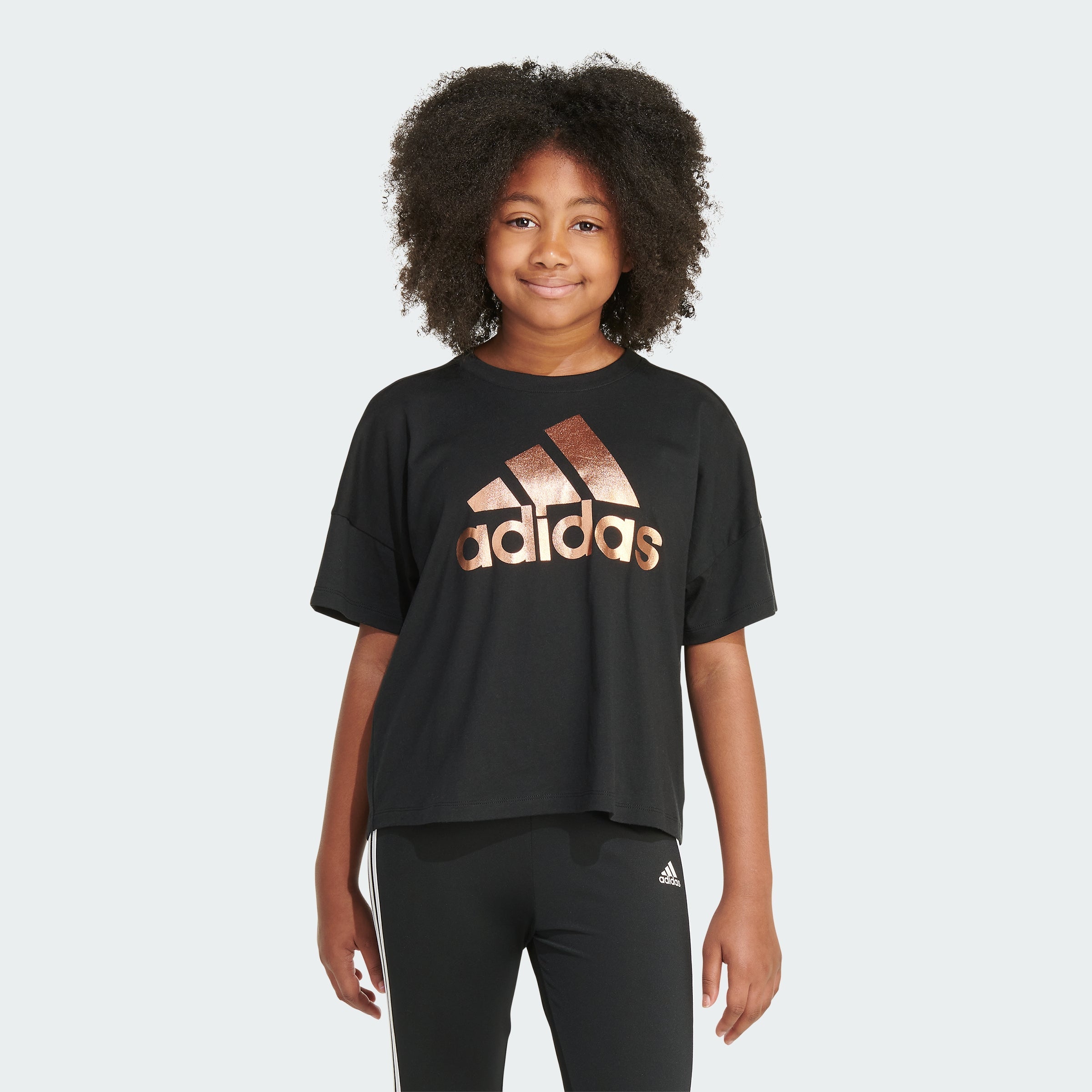 Kids' adidas Short Sleeve Loose Box Tee (Extended Size)