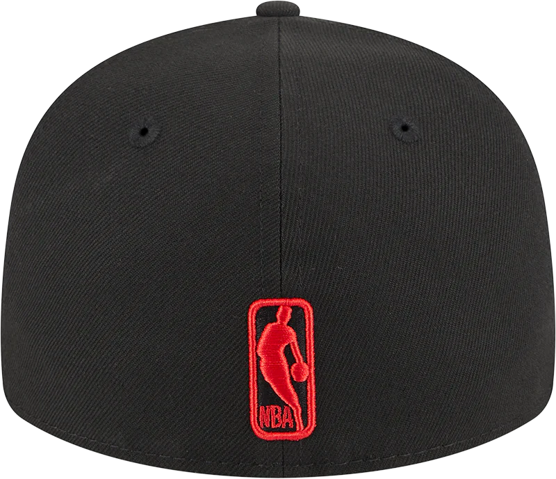 Toronto Raptors NBA New Era Men's Black 59Fifty Fitted Hat