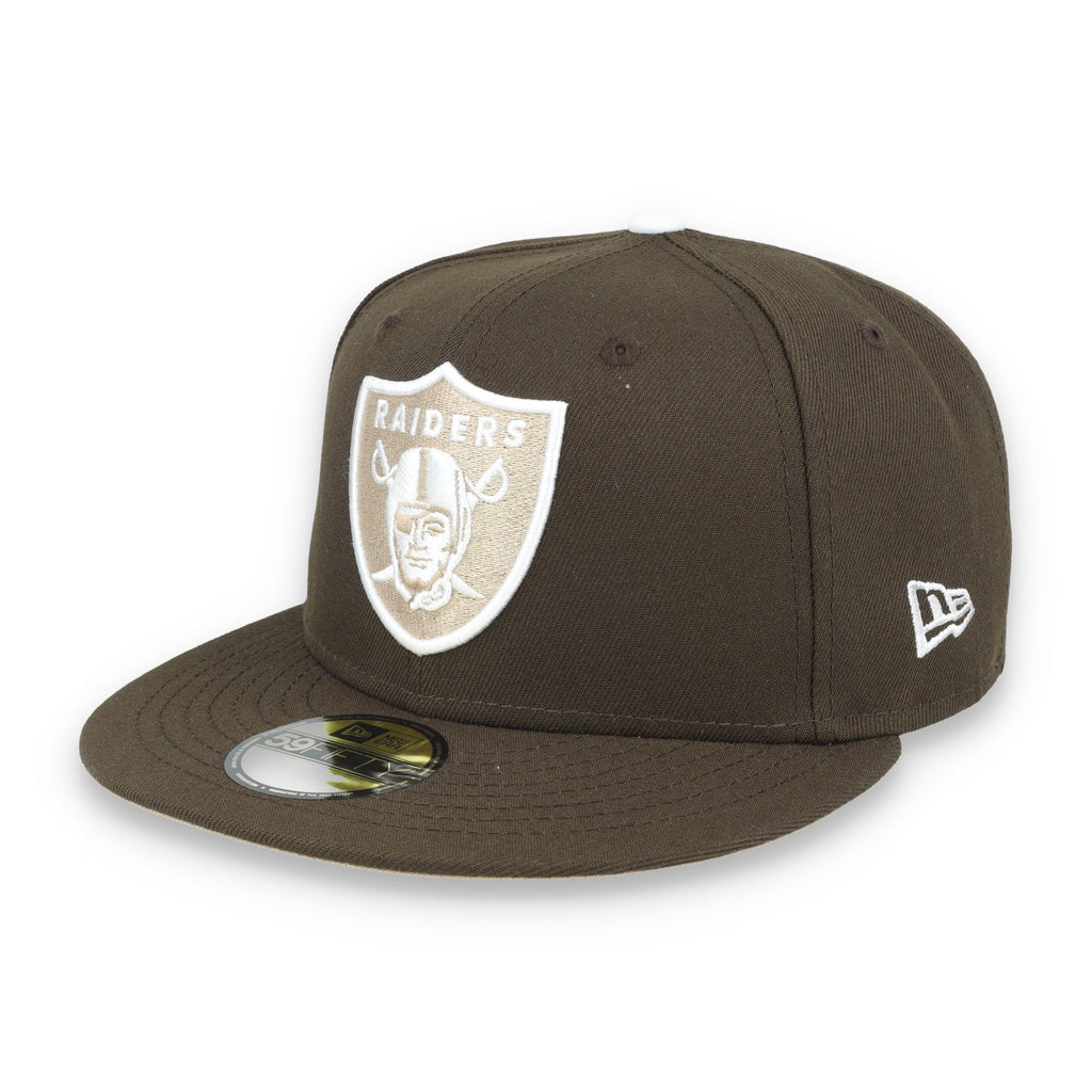 New Era Las Vegas Raiders Element 59FIFTY Fitted Hat-Walnut/Camel