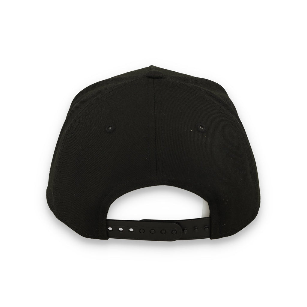 New Era Golden State Warriors 9FORTY A-Frame Snapback Hat-Black/White