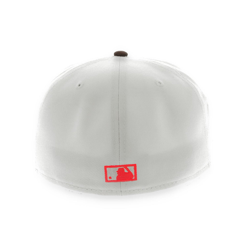 New Era San Francisco Giants 50th Anniversary Side patch 59FIFTY Fitted Hat-Poly Stone/Walnut