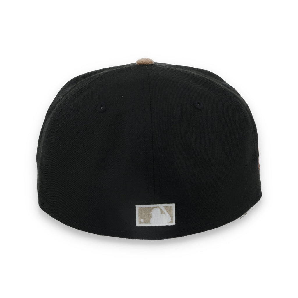 New Era San Francisco Giants  1989 Battle Of The Bay Side patch 59FIFTY Fitted Hat-Black/Khaki