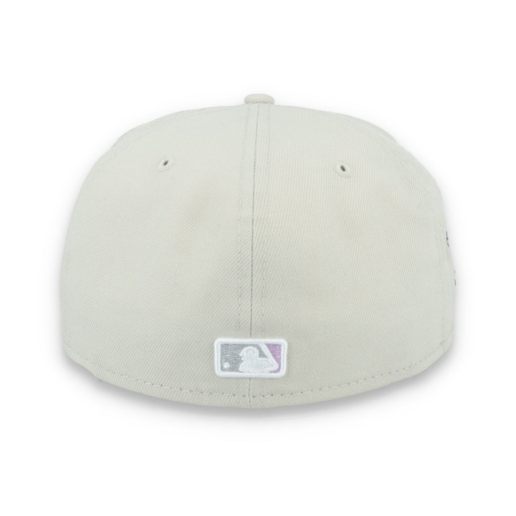New Era San Francisco Giants Floral Side Patch 59FIFTY Fitted Hat-Stone/Lavender