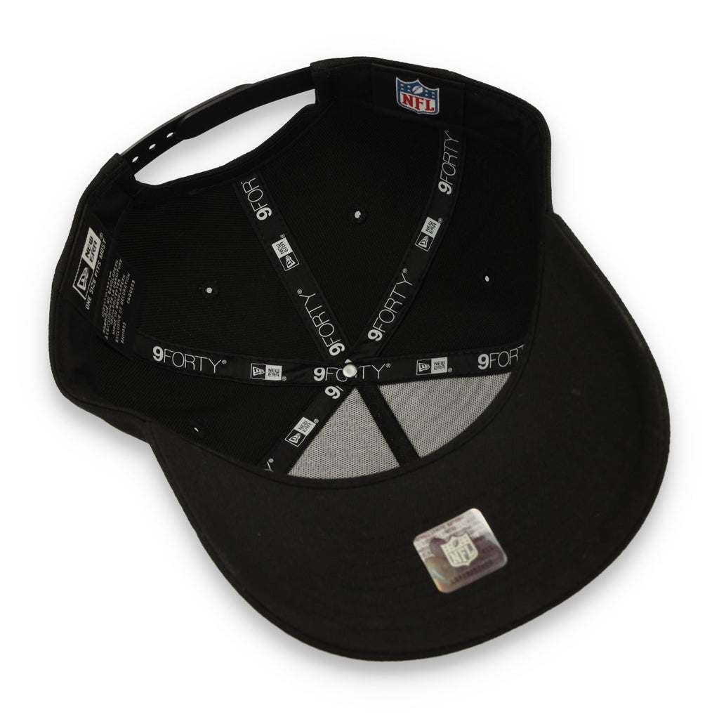 NEW ERA ORIGINAL SAN FRANCISCO 49ER 9-FORTY A-FRAME SNAPBACK- BLACK