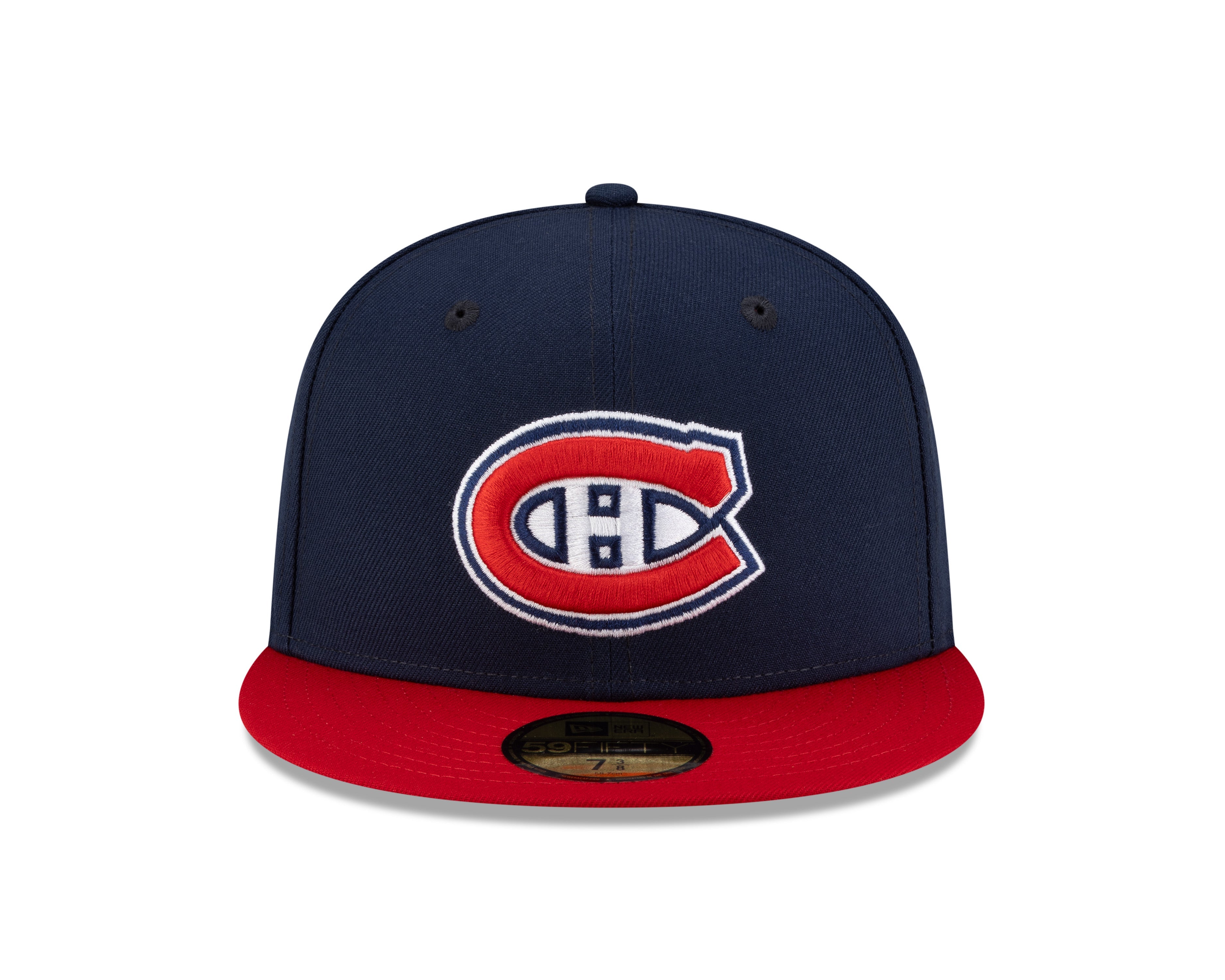 Montreal Canadiens NHL New Era Men's Navy/Red Two Tone 9Fifty Basic Snapback
