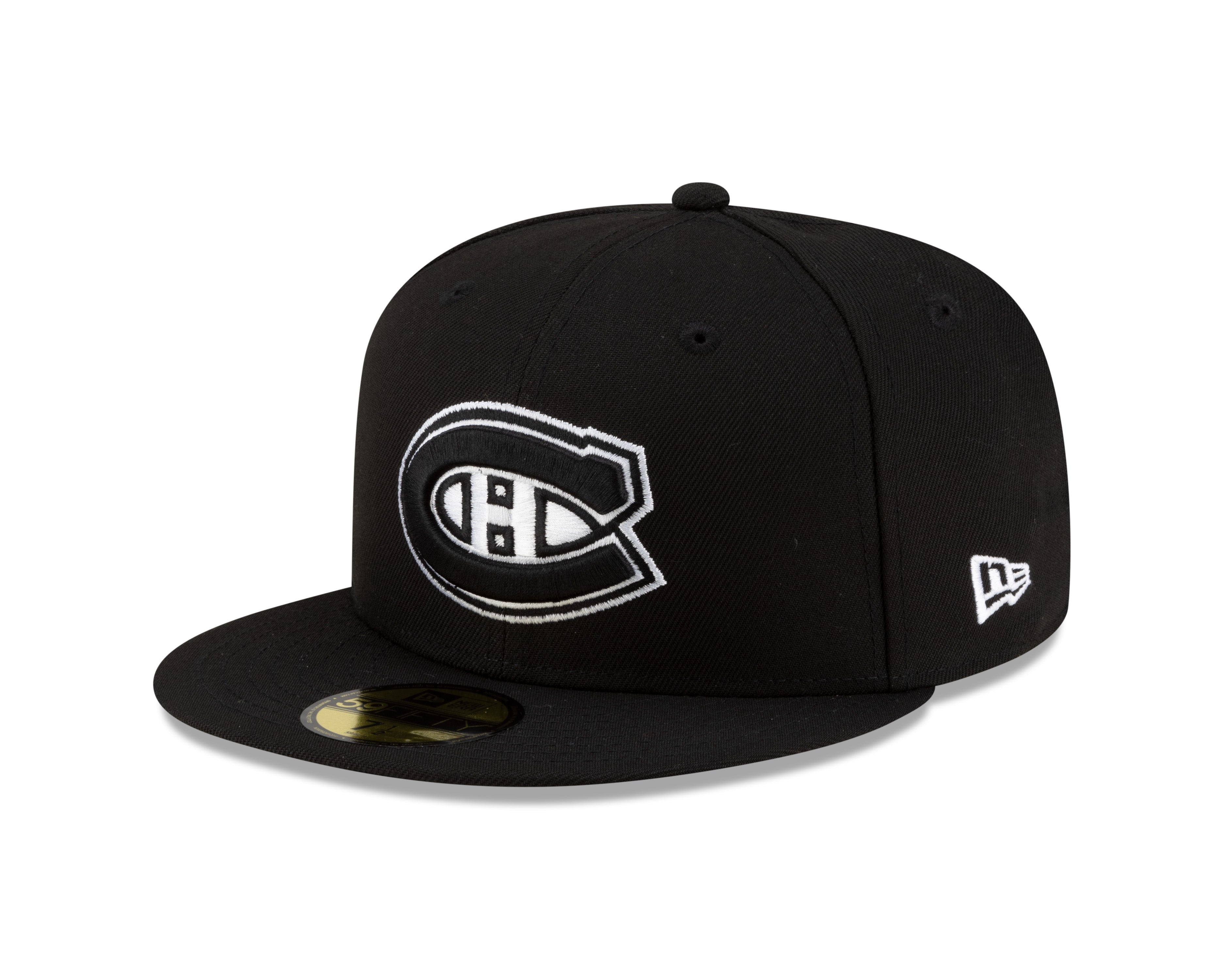 Montreal Canadiens NHL New Era Men's Black/White 59Fifty Fitted Hat