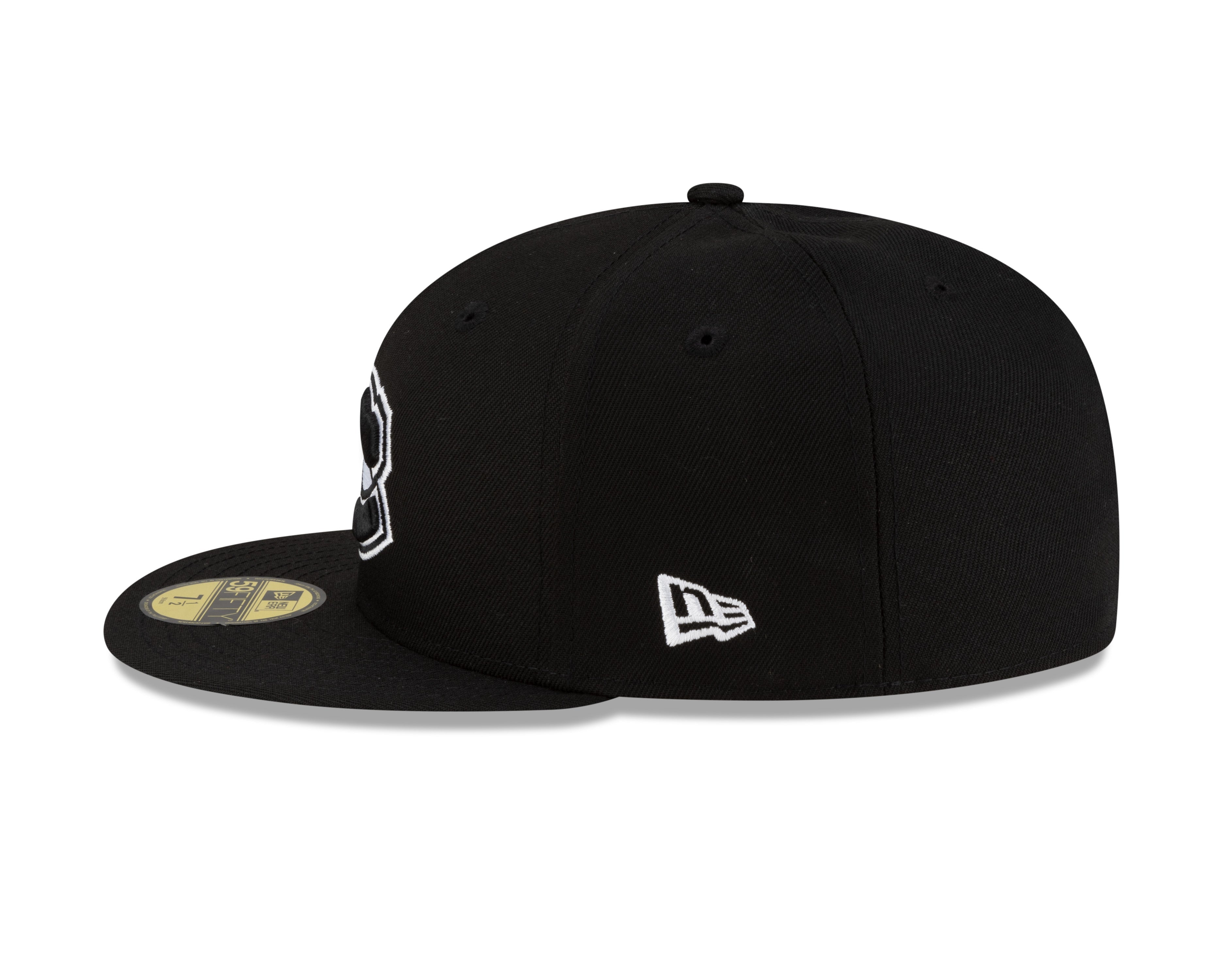 Montreal Canadiens NHL New Era Men's Black/White 59Fifty Fitted Hat