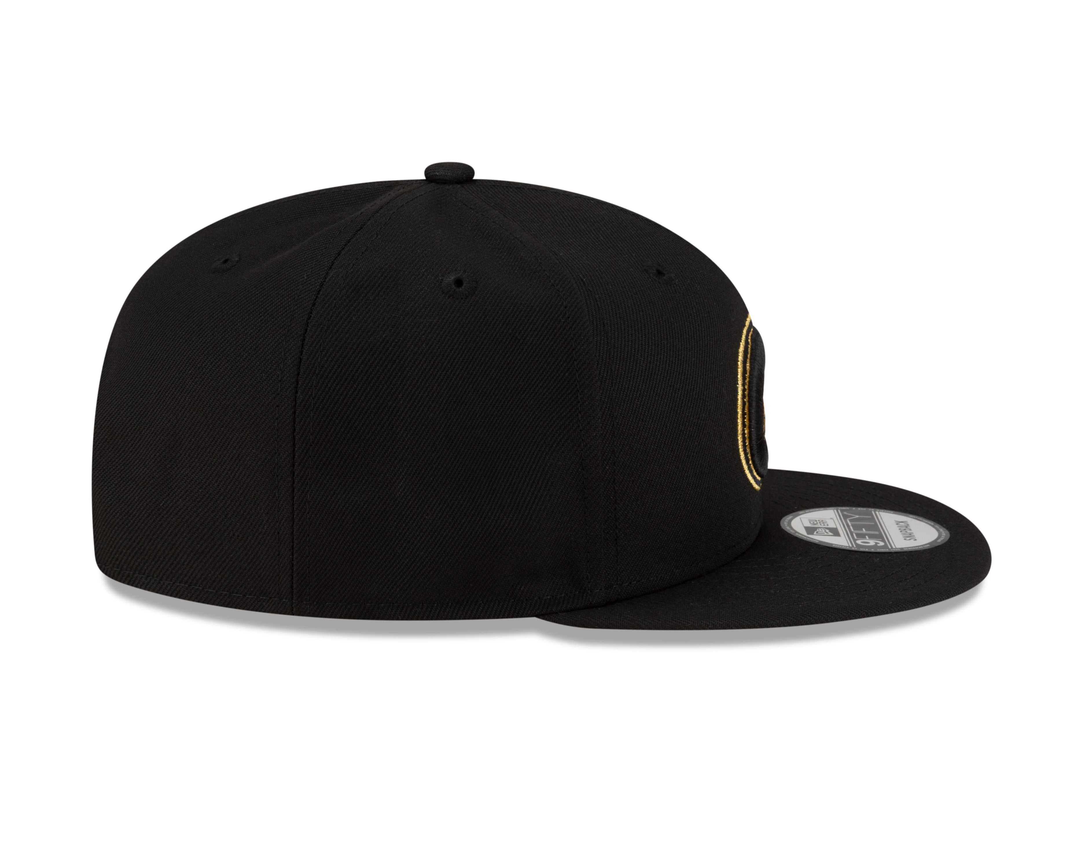 Montreal Canadiens NHL New Era Men's Black 9Fifty Gold Logo Snapback