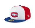Montreal Canadiens NHL New Era Men's Tricolor 59Fifty Fitted Hat
