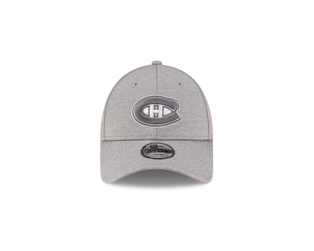 Montreal Canadiens NHL New Era Youth Grey 9Forty Adjustable Hat