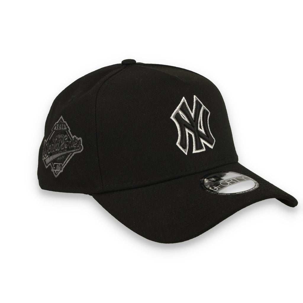 New Era New York Yankees 1999 World Series Side Patch A Frame 9FORTY Adjustable Hat-Black/White
