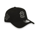 New Era New York Yankees 1999 World Series Side Patch A Frame 9FORTY Adjustable Hat-Black/White