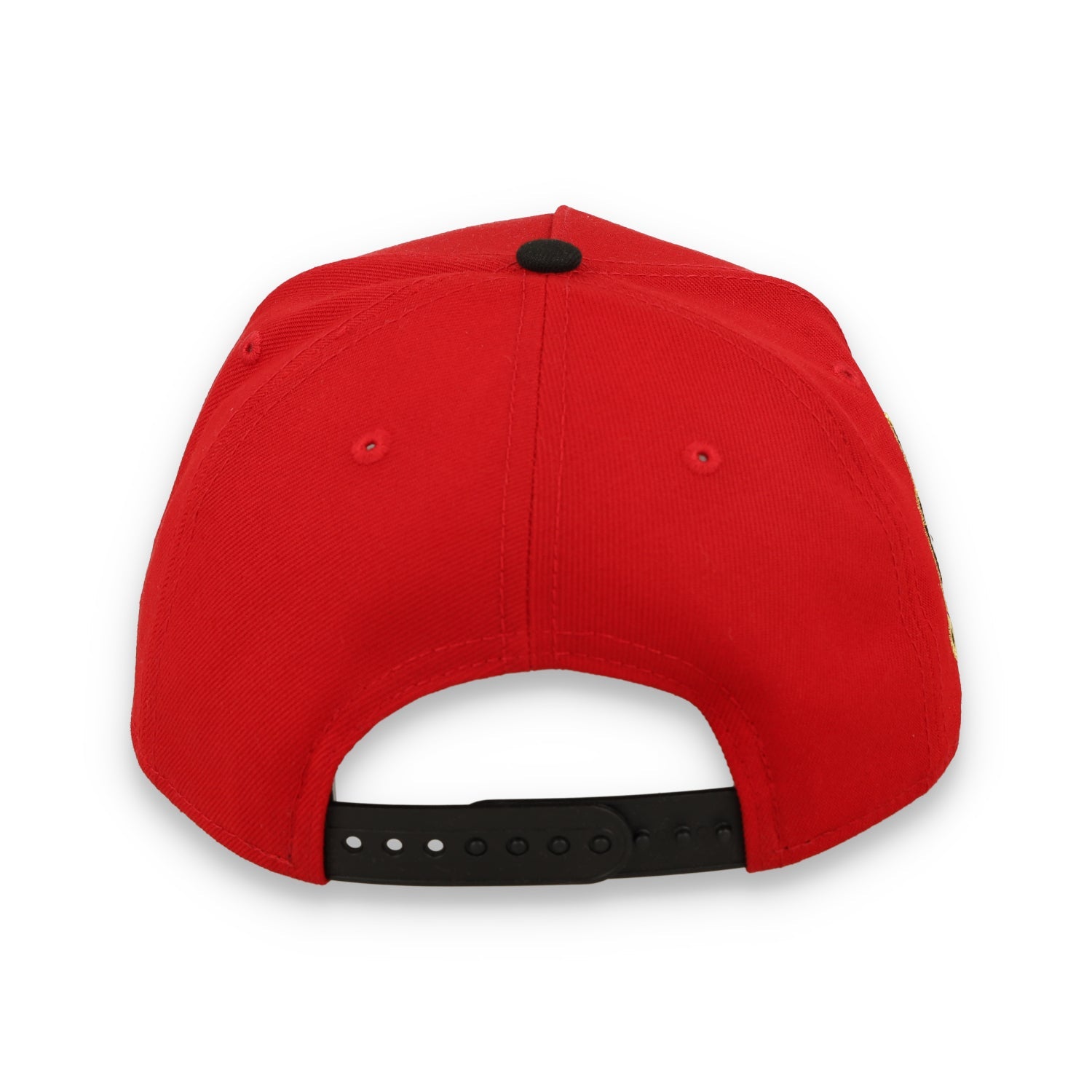 NEW ERA 49ER 60TH SEASON SIDE PATCH  9-FORTY A-FRAME SNAPBACK-RED/BLACK