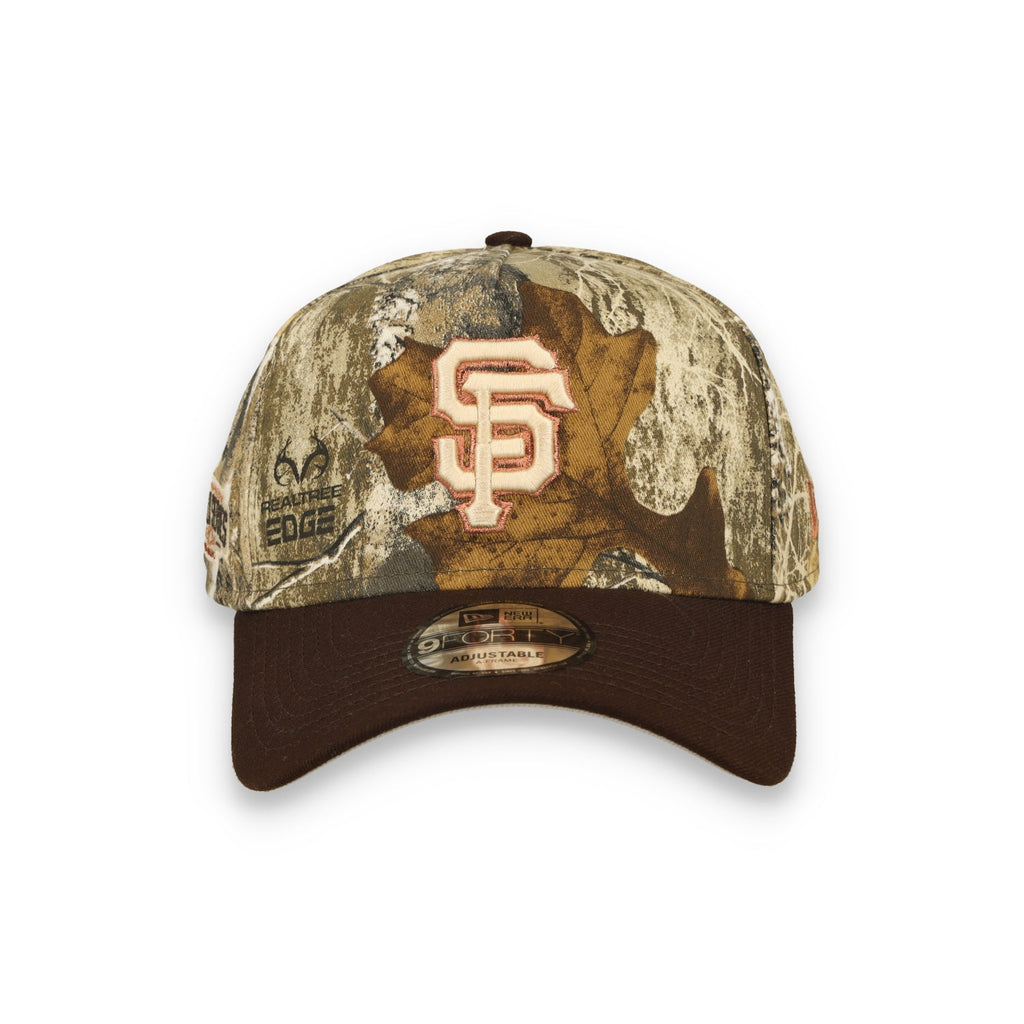 New Era San Francisco Giants 2014 World Series Real Tree 9FORTY A-Frame Snapback Hat