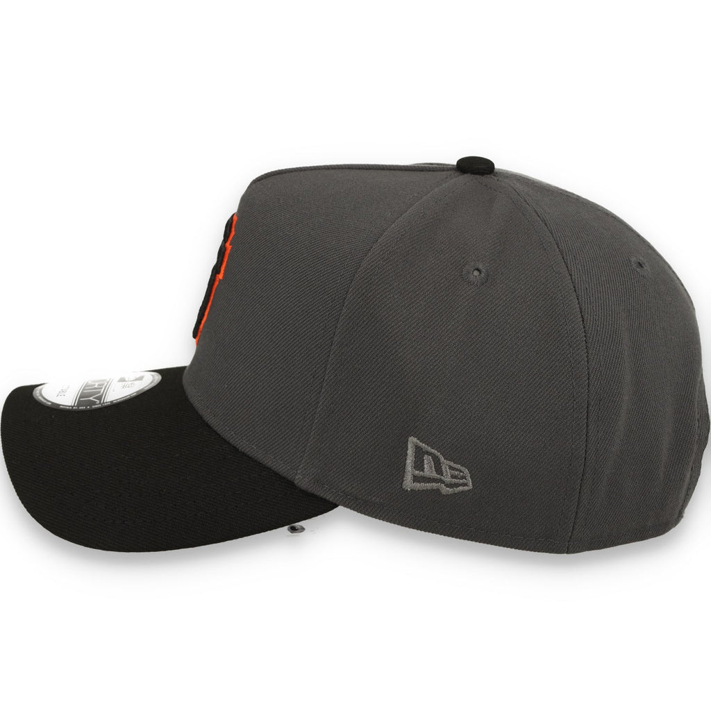 New Era San Francisco Giants  9FORTY A-Frame Snapback Hat-Dark Graphite