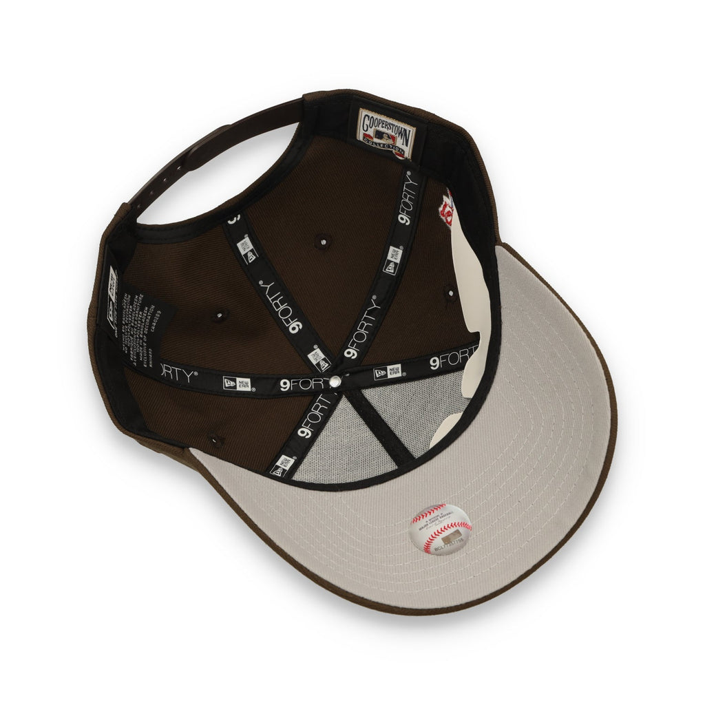 New Era San Francisco Giants 1989 World Series 9FORTY A-Frame Snapback Hat-Brown