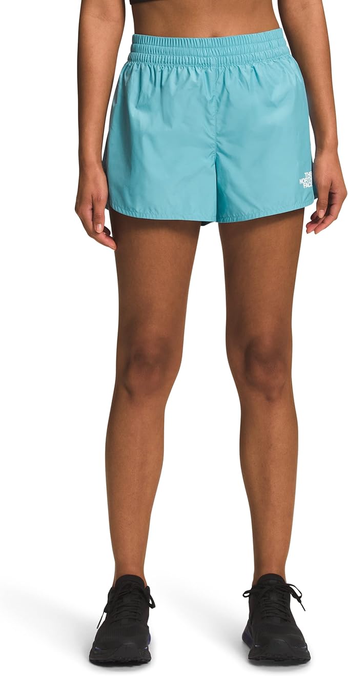 The North Face - Limitless Run Short - Women's - Pink Glo Valley Floor Print