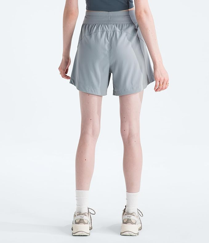 The North Face - Womens Aphrodite Arise 5in Short - Frost Grey