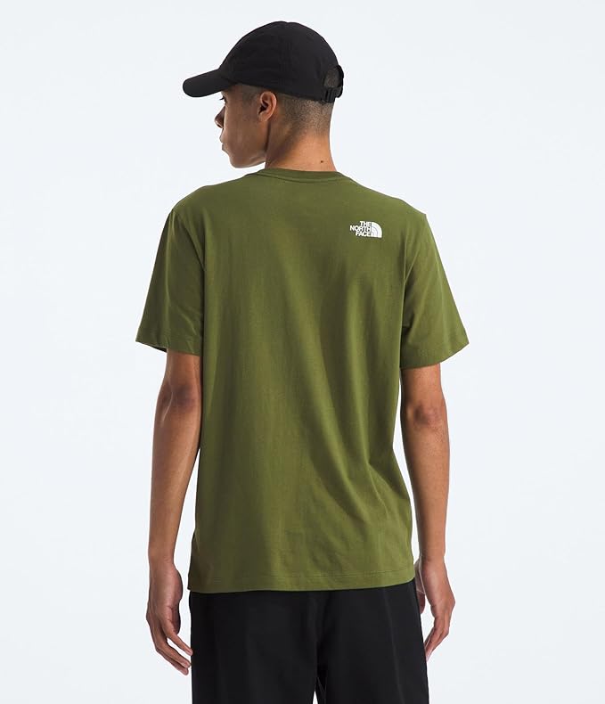 The North Face - Short Sleeve Evolution Half Dome Tee - Men's - Woodland Green/TNF White
