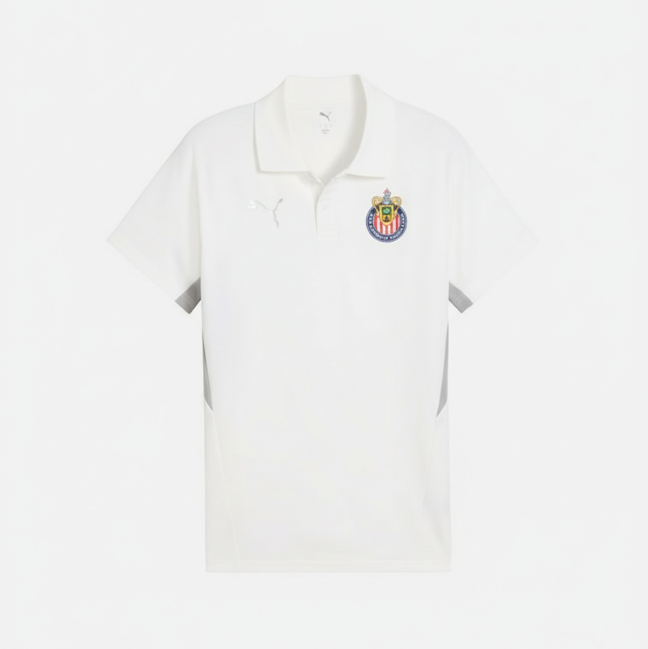 Puma Chivas Evostripe Polo - Men's White
