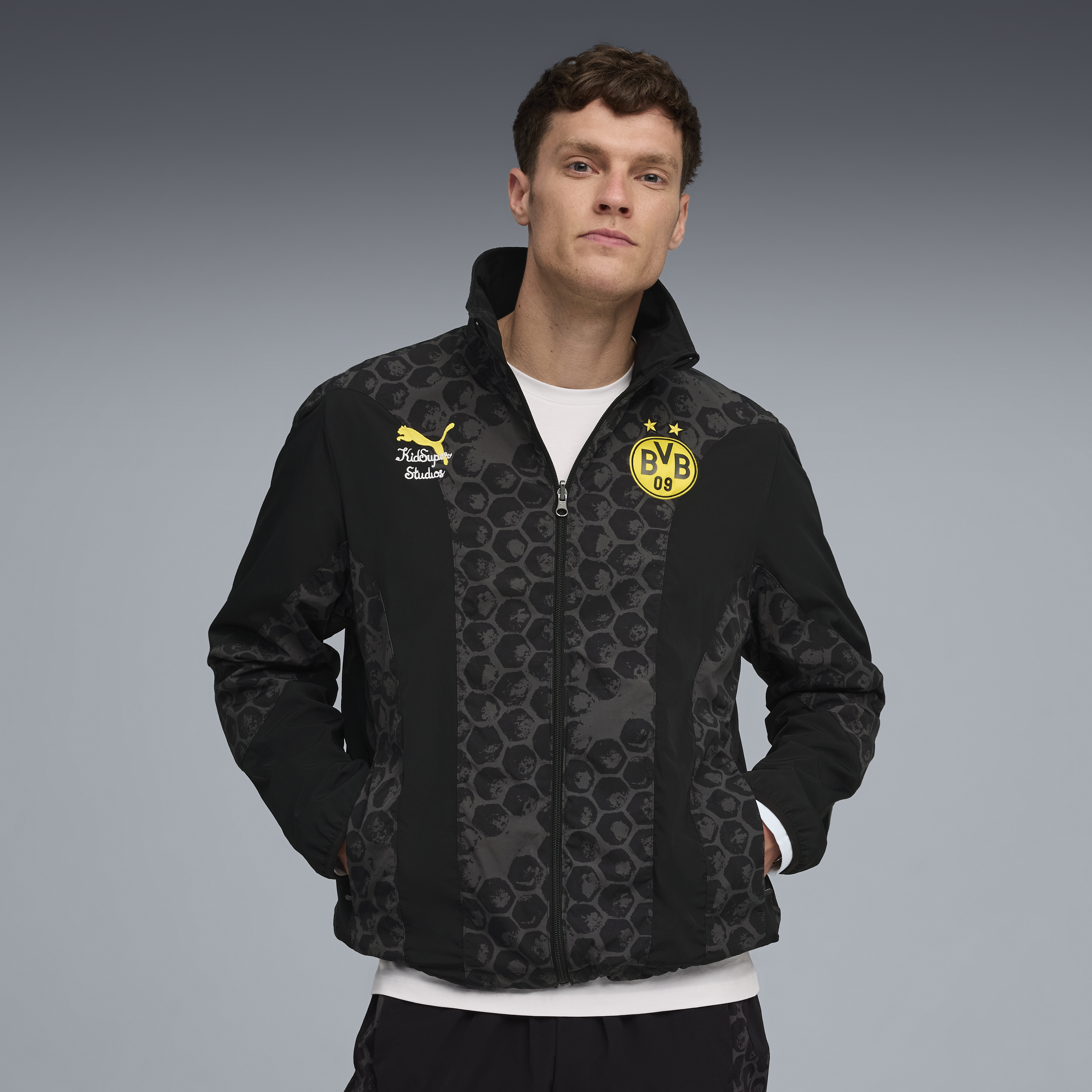 Puma Kidsuper Borussia Dortmund Men's Reversible Jacket