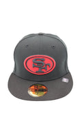 San Francisco 49ers New Era Alternate Logo Omaha 59FIFTY Fitted Hat - Black