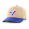Toronto Blue Jays MLB 47 Brand Men's Khaki / Royal Two Tone 1977 Logo Hitch Snapback Hat