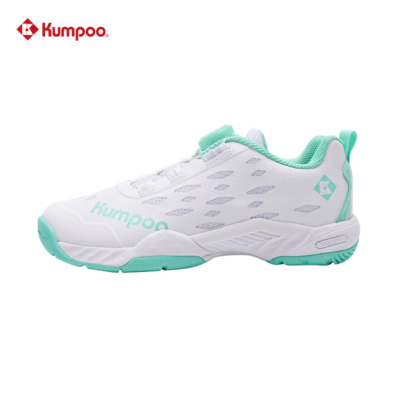 Kumpoo KH-J08 Badminton Shoe (White/Green)
