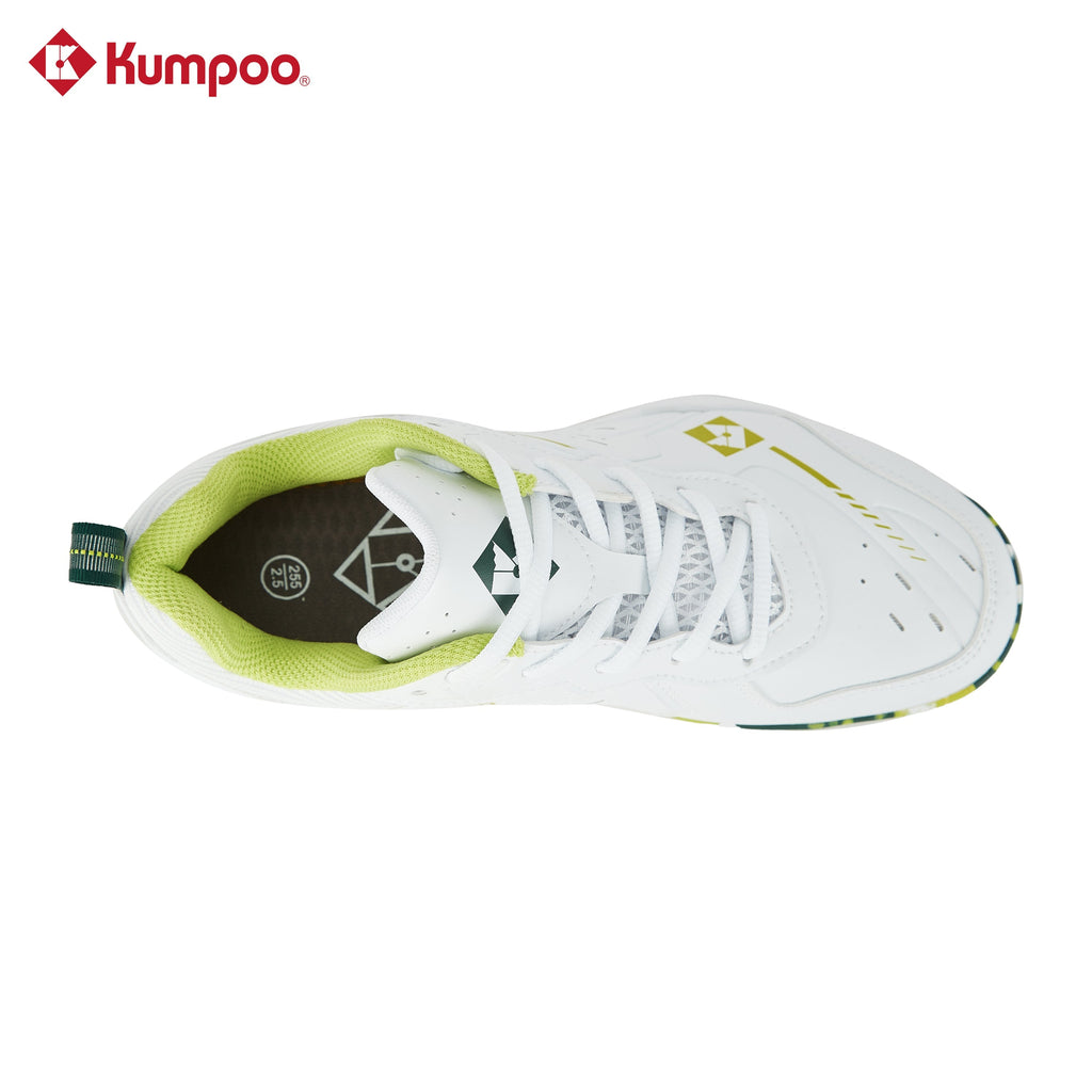 Kumpoo KH-E317 Badminton Shoe (White/Green)