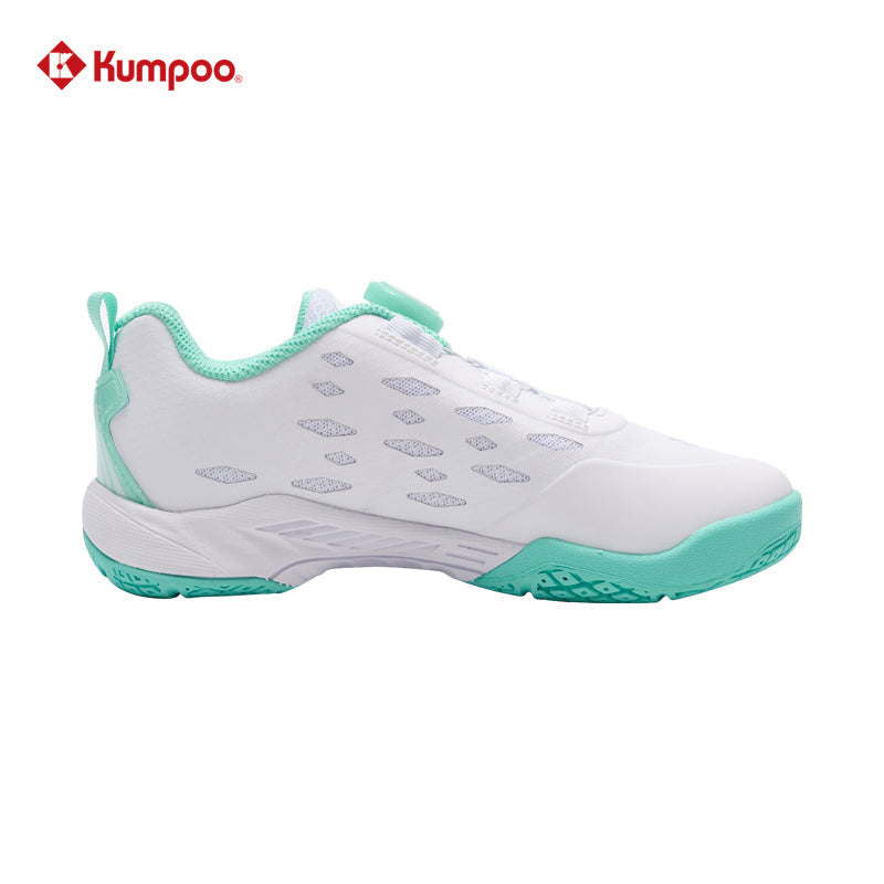 Kumpoo KH-J08 Badminton Shoe (White/Green)