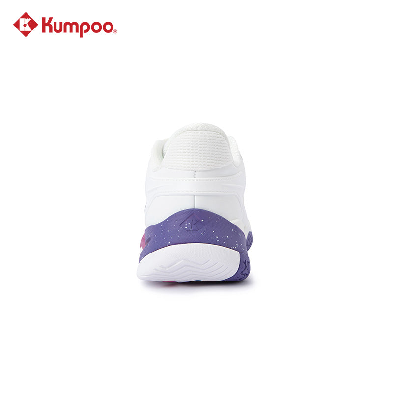 Kumpoo Badminton Shoe- KH-G825 (White/Rose)