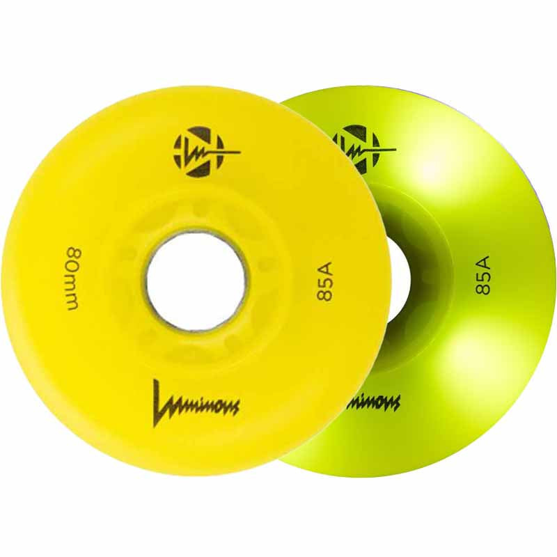 Luminous LED 80mm/85A Wheels (Pack of 4)